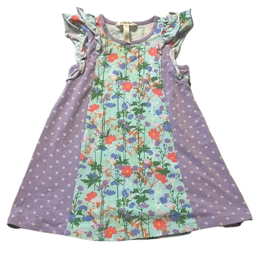 MATILDA JANE Lets Go Together Spring Flowers Dress Girls Size 4 Very gently used